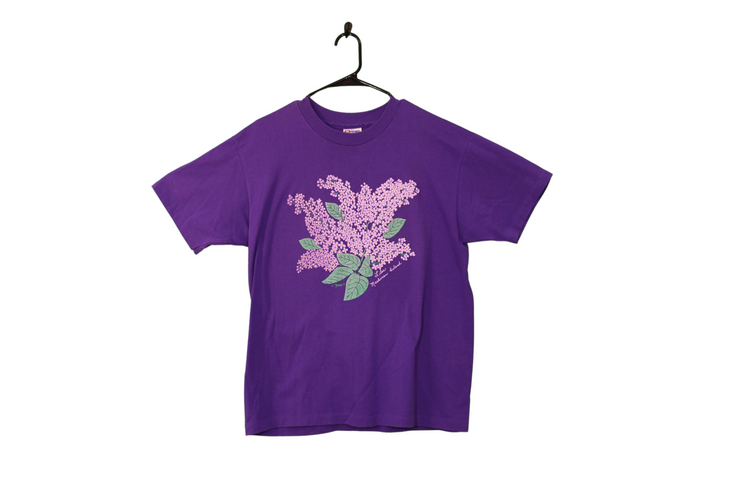 purple floral