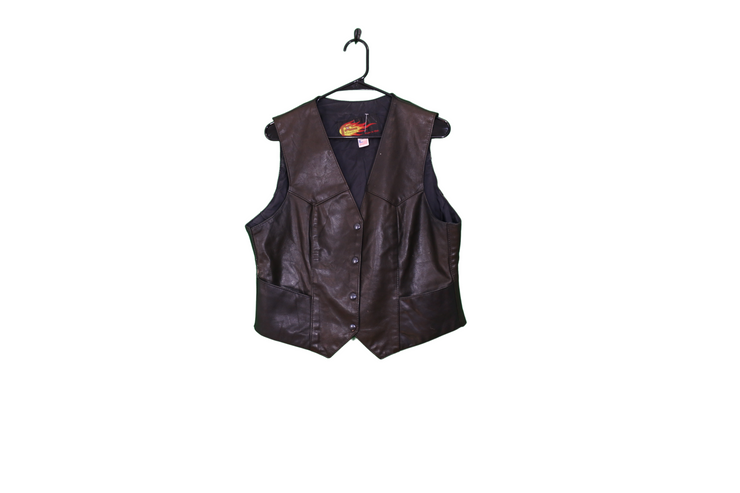 pnc leather vest