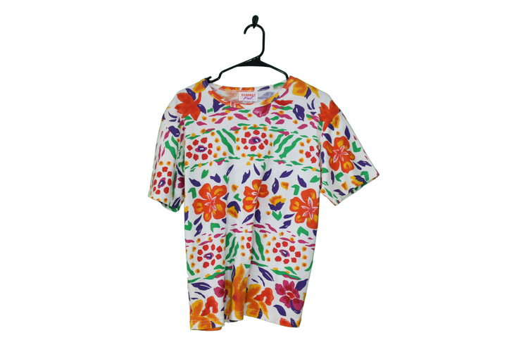 closely knit floral shirt