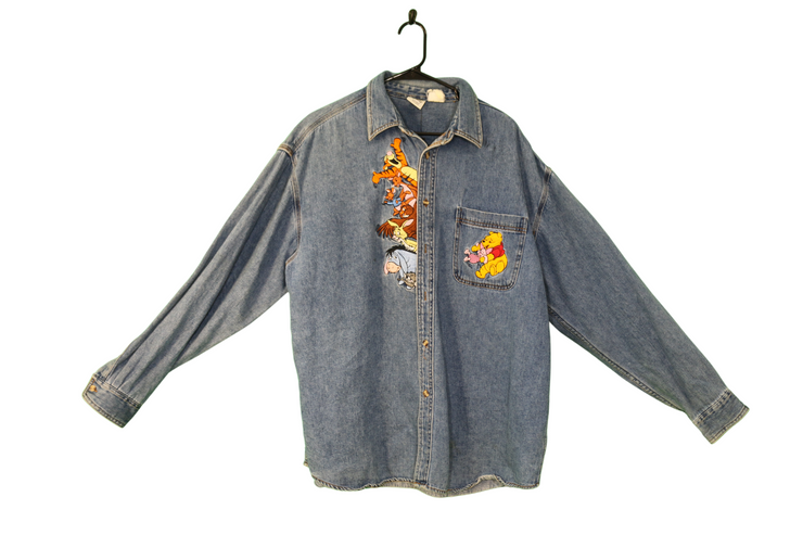 winnie the pooh denim shirt –